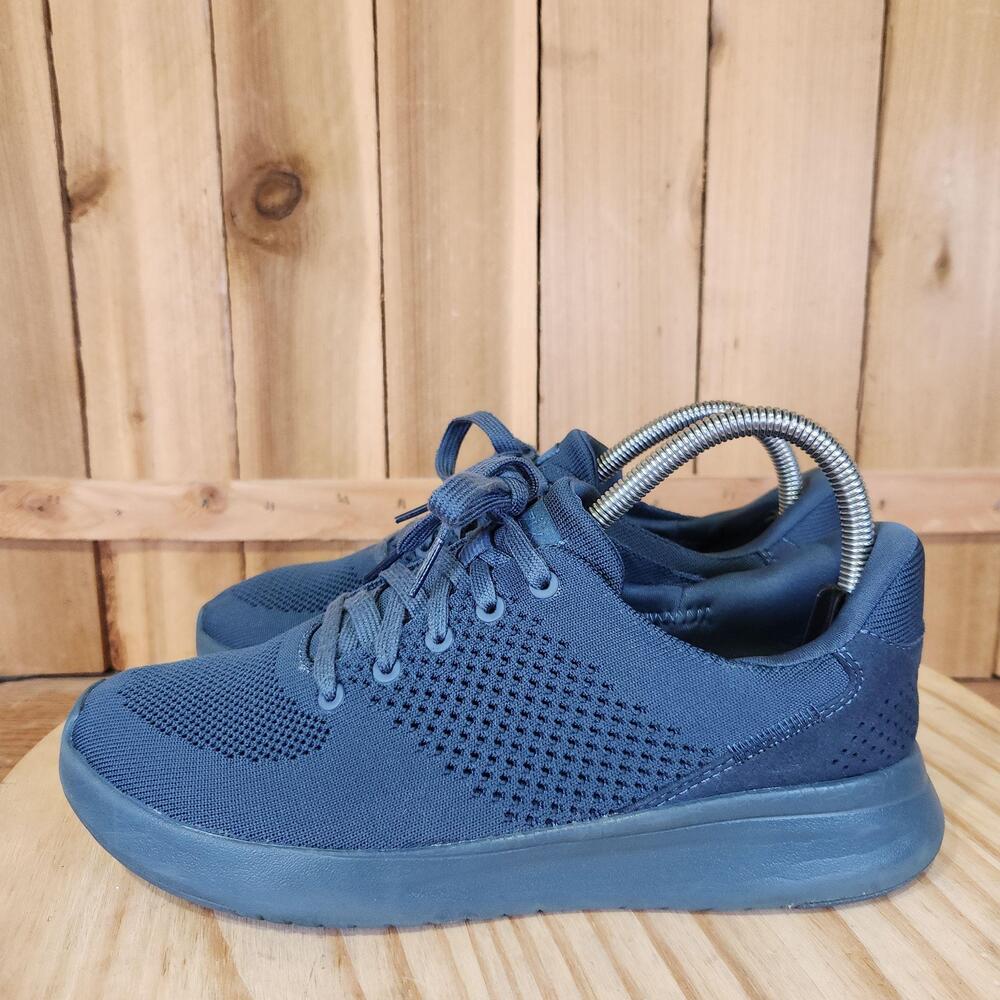 Kizik Lima Shoes Mens 7 Womens 8.5 Blue Mesh Sneakers Hands Free Athletic